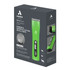 Angled profile view of Andis ProClip 5-in-1 Cordless Clipper, Green, packaging
