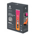 Angled profile view of Andis ProClip 5-in-1 Cordless Clipper, Sunset, packaging