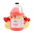 Gallon jug of Seasonal Scents Strawberry Lemonade Shampoo, displayed with fresh strawberries and lemons