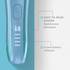 Feature callout graphic showing LED display on Wahl Motiva2 Cordless 5-in-1 Clipper, highlighting its easy-to read screen with maintenance reminders and 4-level battery indicator
