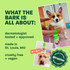 Green graphic featuring dogs being bathed with Tropiclean products and text highlighting that the brand's products are dermatologist tested, made in St. Louis, cruelty-free and vegan.