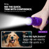 Graphic highlighting built-in LED light that helps users see the quick with confidence