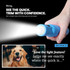Graphic highlighting built-in LED light that helps users see the quick with confidence