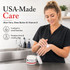 Warren London Groomers Hands Butter being applied to hands, highlighting its USA-made formula with aloe vera, shea butter and vitamin E, plus paraben-free and cruelty-free care.
