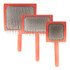 Group shot of the three available sizes of Chris Christensen Big G Slicker Brushes