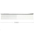 Size diagram showing 7.5-inch length of the Chris Christensen Fine/Coarse Greyhound-Style Buttercomb #000