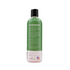 Back view of Bark2Basics Deodorizing Shampoo 16 oz bottle, showcasing product label with ingredients and description