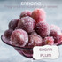 Seasonal Scents Sugar Plum graphic featuring a bowl of sugar-coated plums with the text “Enticing fragrance to awaken your senses.”