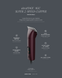 Andis Clipper Ultraedge, Burgundy Features