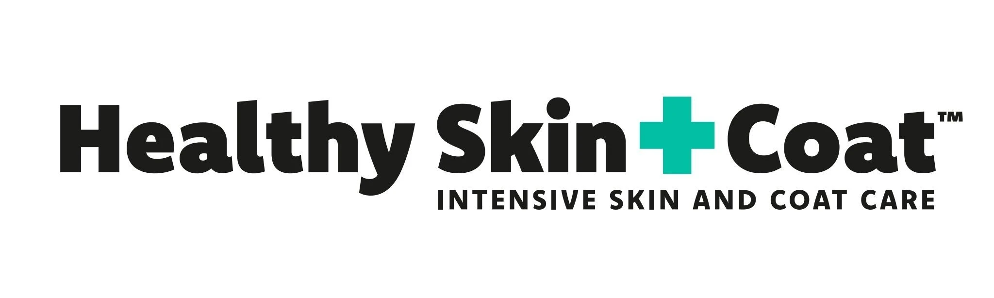 Healthy Skin + Coat brand logo with subtext: 'Intensive Skin And Coat Care'