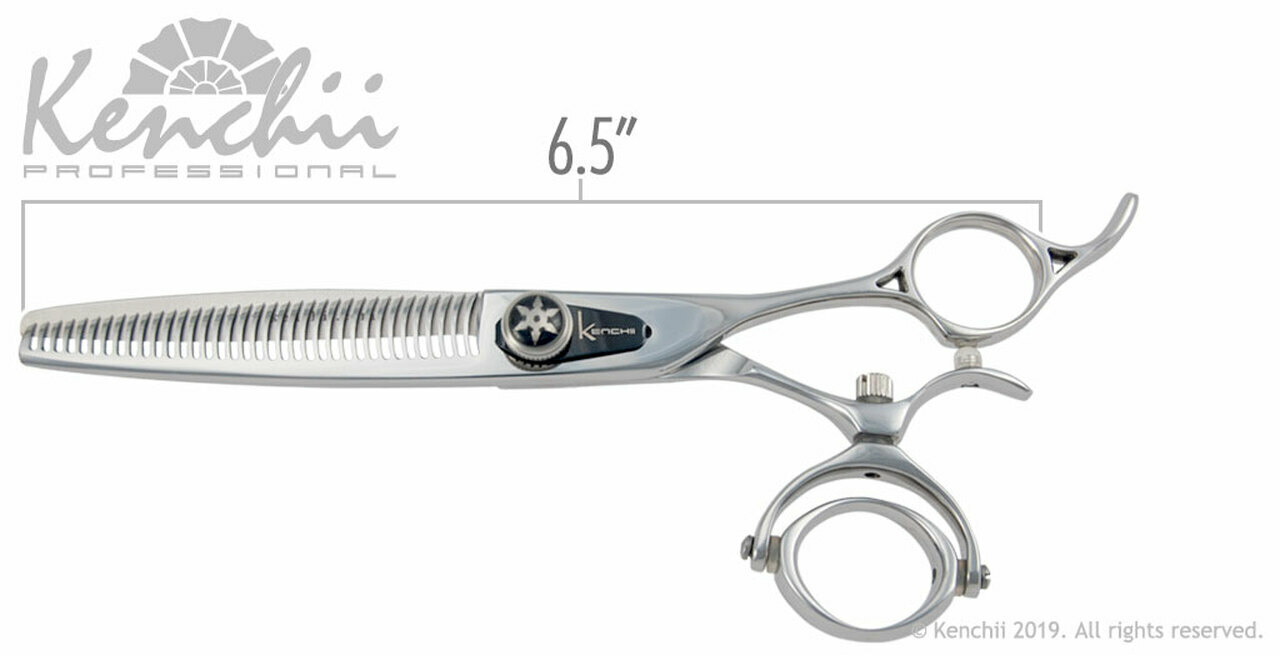 Kenchii Shinobi Double Swivel 36 Tooth Thinning Shears
