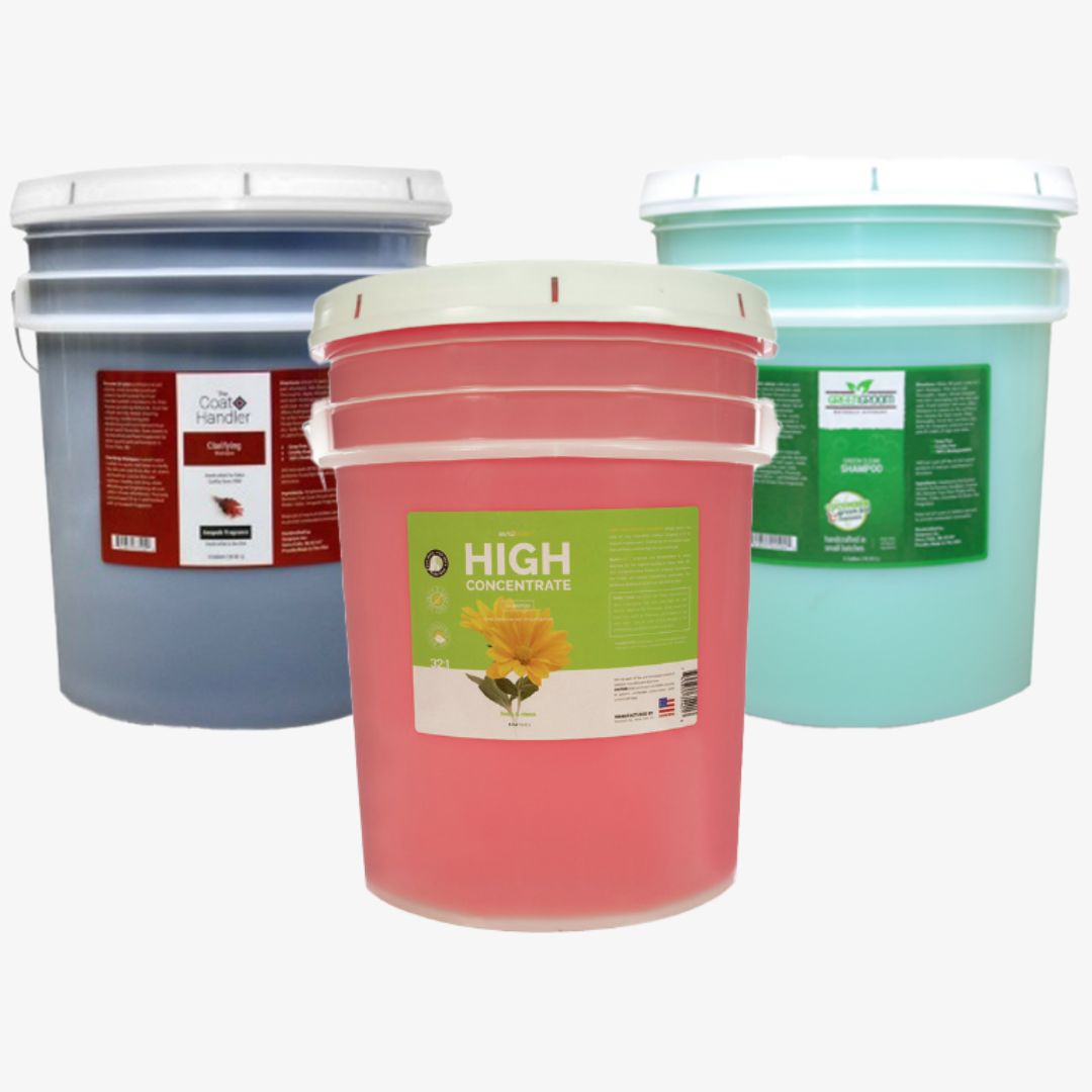Shampoo Jugs and Pails