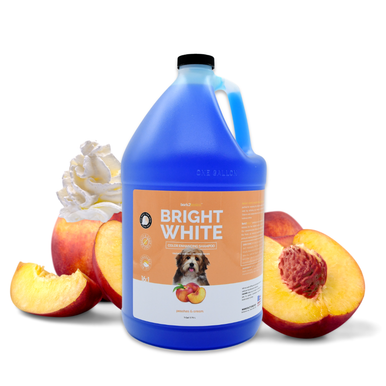pittoretique BE FLUFFY SHAMPOO 2本セット Bark2Basics Brighten White Dog Shampoo, 1 Gallon | Groomer's Choice