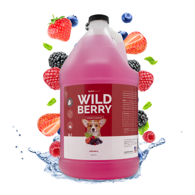 Bark2Basics Wild Berry Dog Shampoo, 1 Gallon | Groomer's Choice