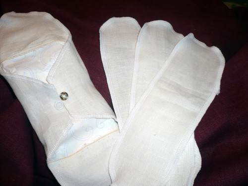 These reusable 100 percent Linen pads are designed to be used and reused 