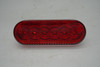 Light Led Red Oval 6"