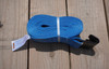 4" X 30' Winch Strap W/Flat Hook Blue
