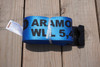 4" X 30' Winch Strap W/Flat Hook Blue