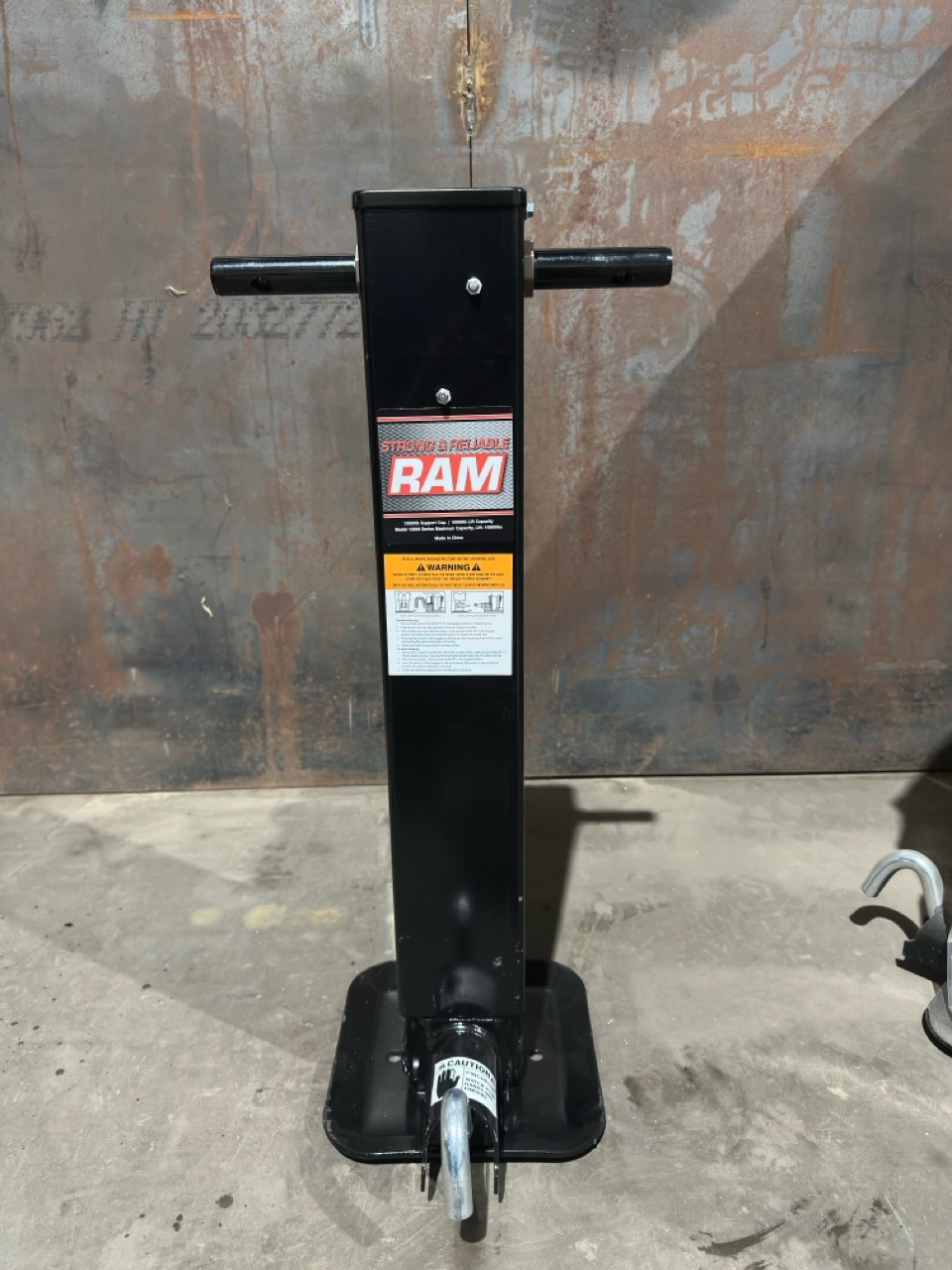 Jack, Spring Return 10K-Front Pin With Bracket From Top 3" Back Dual