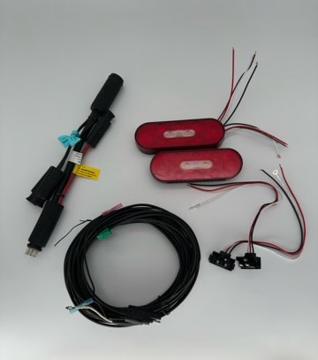 Integrated Backup light kit for 28-30' trailers