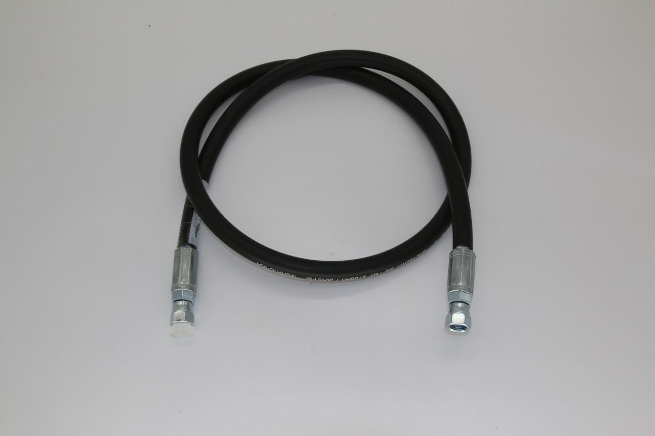 Hydraulic Hose 51" long, 2 Straight fittings SAE-06
