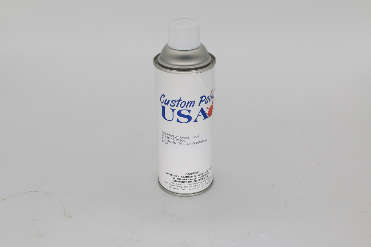 Paint, Spray Can (12 Oz) Powder Gun Metal Gray
