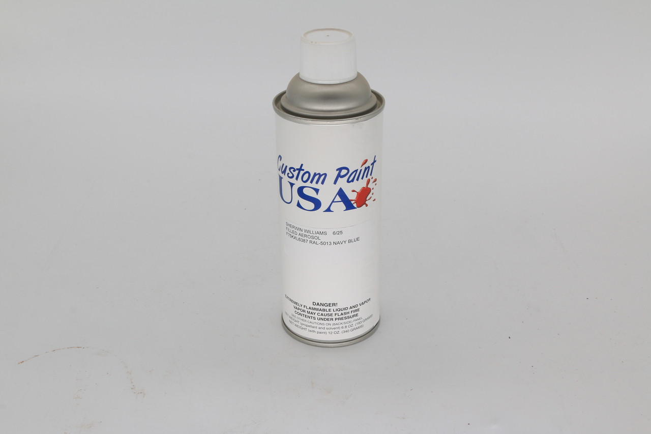 Paint, Spray Can (12 Oz) Powder Navy Blue