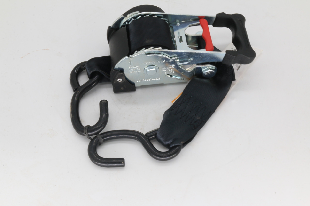 2" X 10' Auto Re-Tractable Ratchet Straps W/Coated S Hook