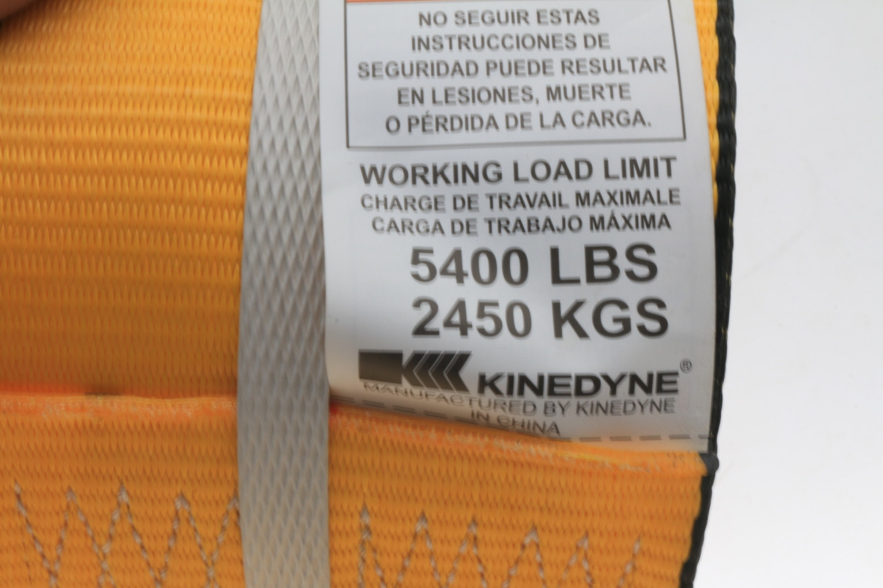 4" X 30' Winch Strap W/Flat Hook 