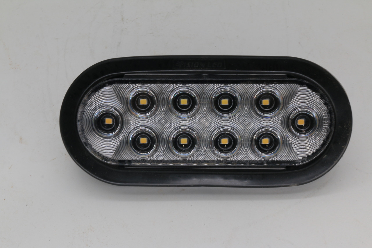 Light Back Up Led Clear Oval 6"