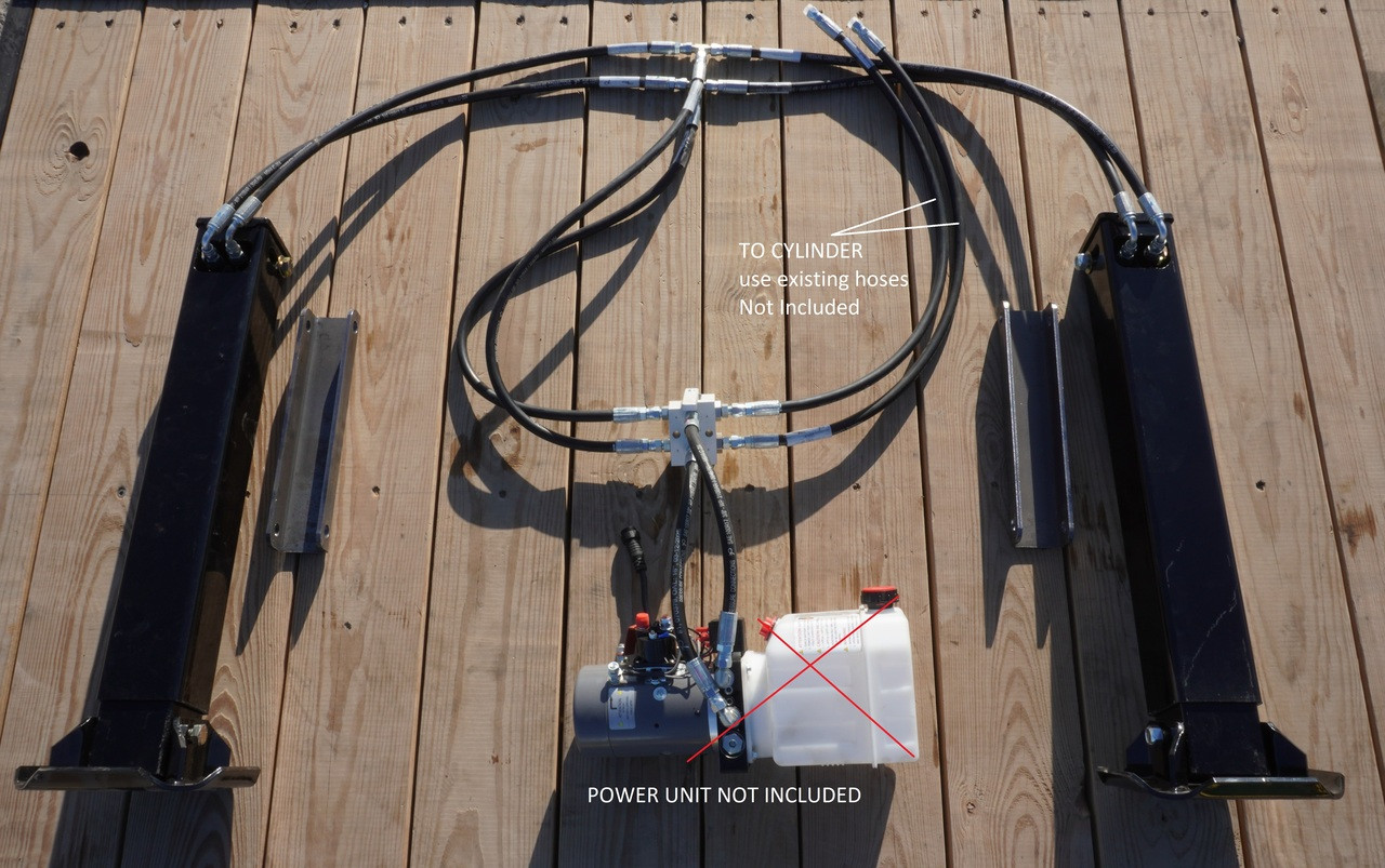 Dual Hydraulic Max Jack kit with selector valve