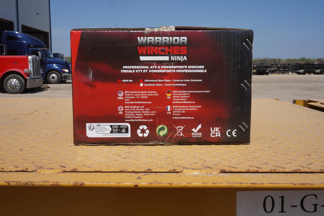 Winch 4,500Lbs Ninja 12V Electric ATV/UTV Steel Rope Wireless