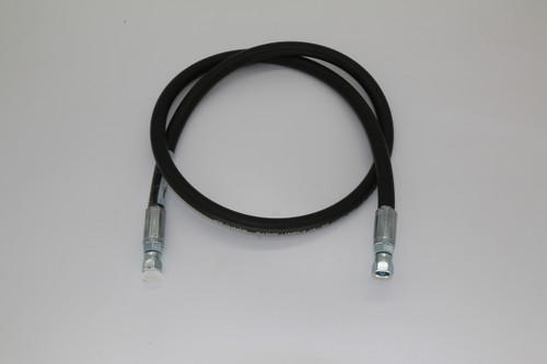 Hydraulic Hose 45" long, 2 Straight fittings SAE-06