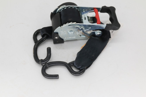 2" X 10' Auto Re-Tractable Ratchet Straps W/Coated S Hook
