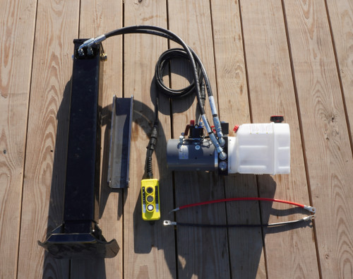 Single Hydraulic Max Jack kit with power up/down and gravity down