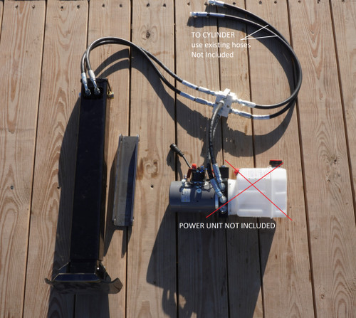 Single Hydraulic Max Jack kit with selector valve