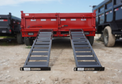 Pair of 16" x 80" (7') Slide-in ramps New Style (Door built into ramp)