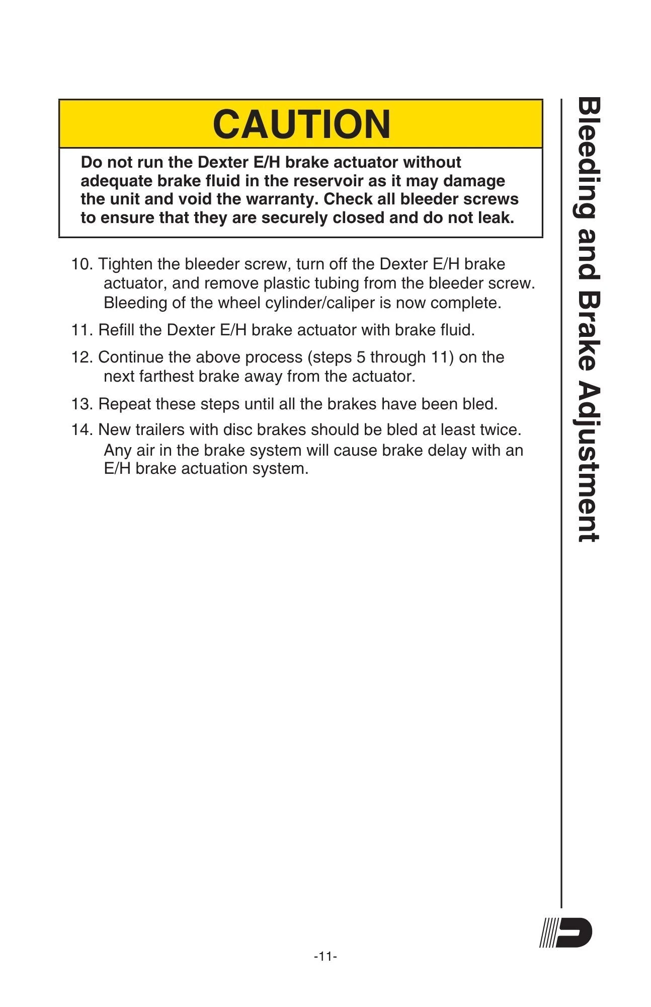 Bleeding and Adjustment Page 2