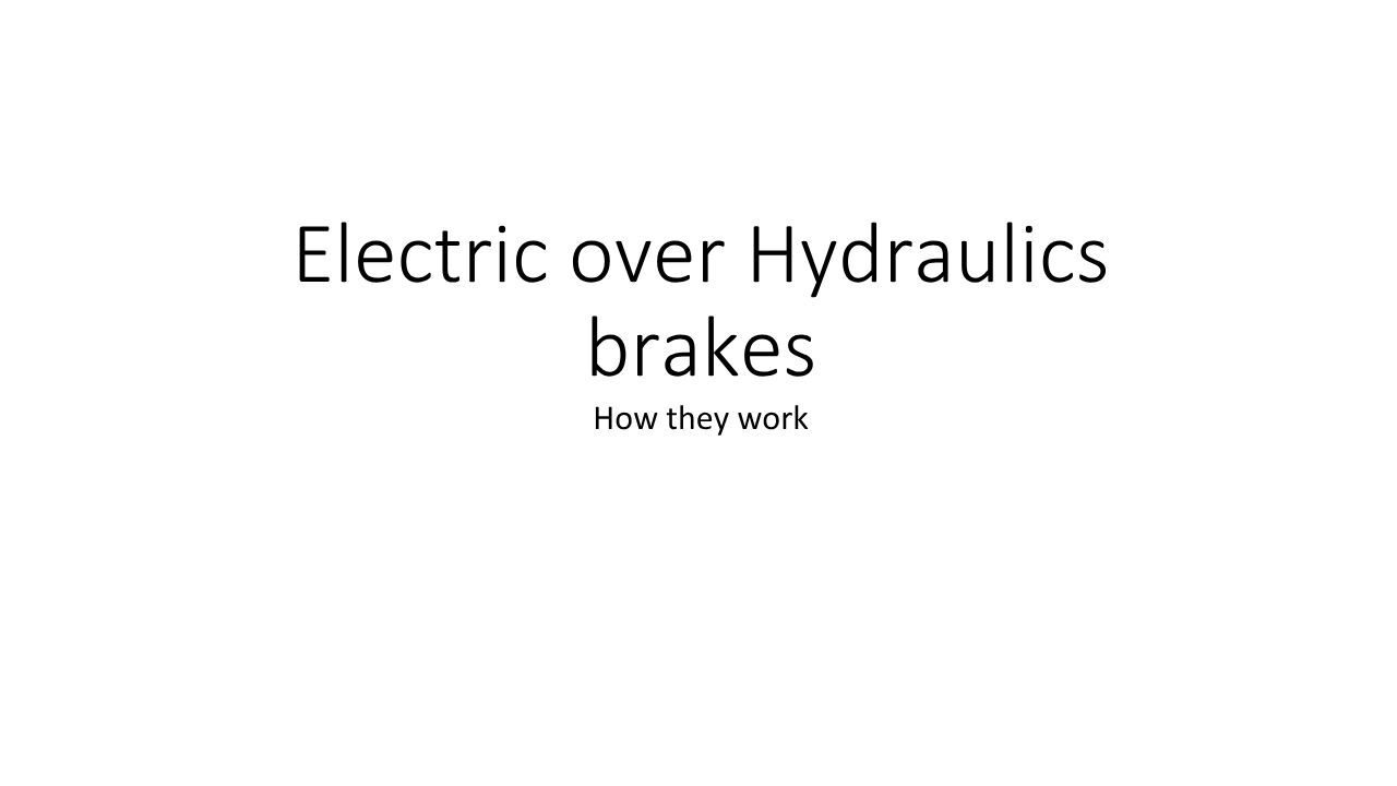 Hydraulic Brakes Page 1