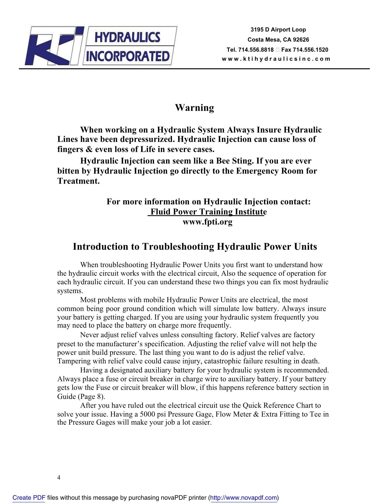 KTI Troubleshooting Guide Page 4