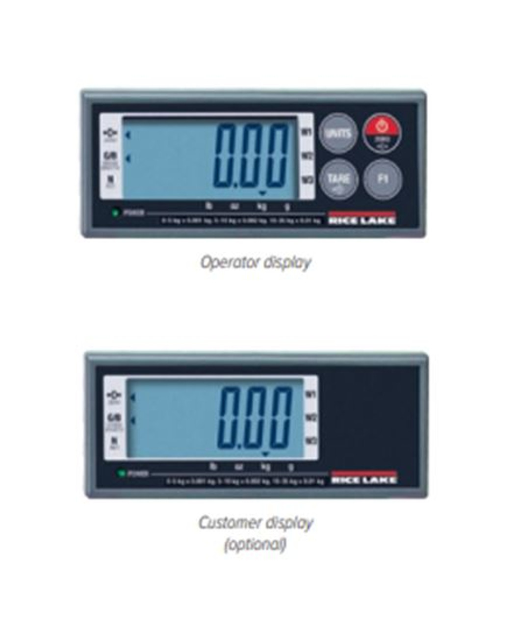 Rice Lake 182376 BenchPro™ BP-R Multi-Purpose Digital Bench Scale - 15 x  0.005 lb (6 x 0.002 kg)/ 15 lb x 0.1 oz