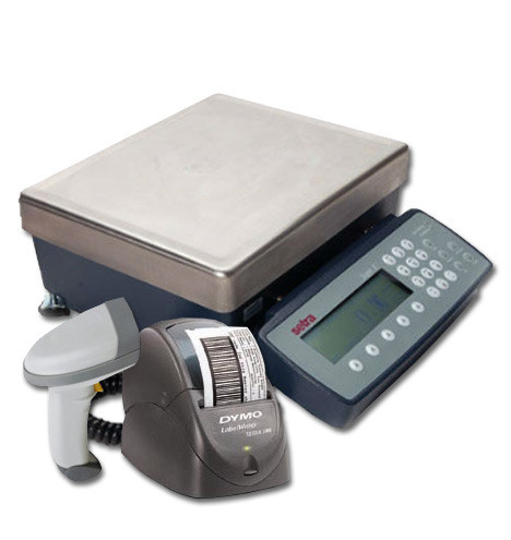Counting Scale Systems Setra Super II Bar Code Counting Scale System - 110 lb - BullseyeScale.com