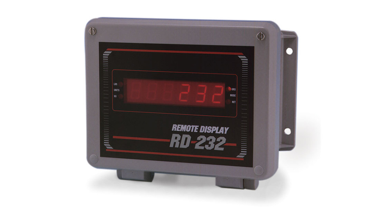 Rice Lake 32716 RD-232 Remote Display - Red, FRP Enclosure ...