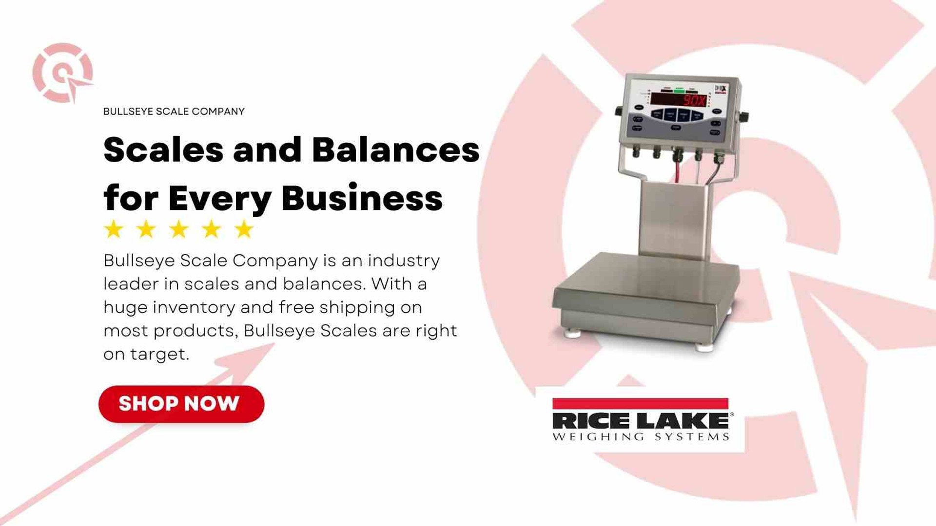 Rice Lake Weighing Systems and Bullseye Scale team up to provide top tier scales and balances