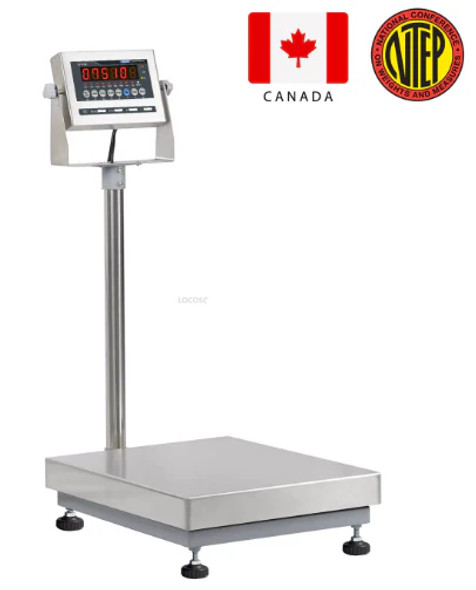 Bullseye BBS 1620-400SS - Bench Scale Stainless Steel, Capacity 400 lb, Platform Size 16" x 20"