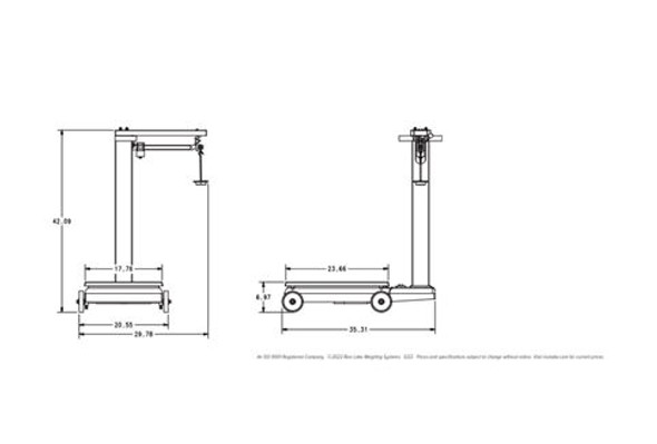 rice-lake-rl1200-portable-beam-scale-drawing