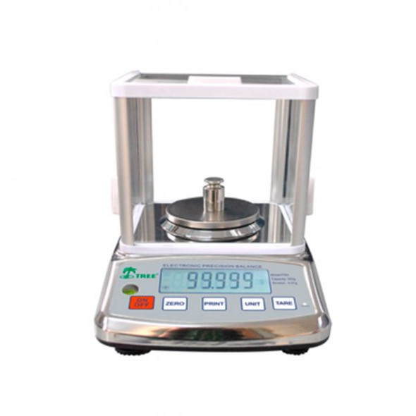 Precision Lab Balance, Top Loader, Glass Draft Shield, 120g x 0.001g