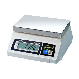CAS SW-10 Portion Control Scale - 10 x 0.005 lb - BullseyeScale.com