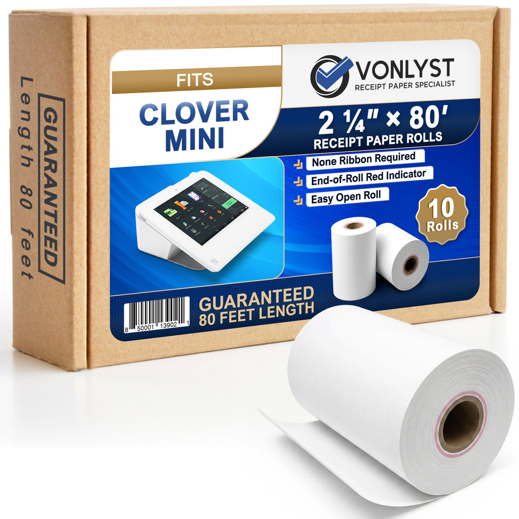 Clover Mobile Printer Paper Rolls  — Vonlyst