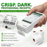 Vonlyst Receipt Paper Roll for Clover Flex Credit Card Machine